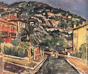 Street in Vence George Leslie Hunter